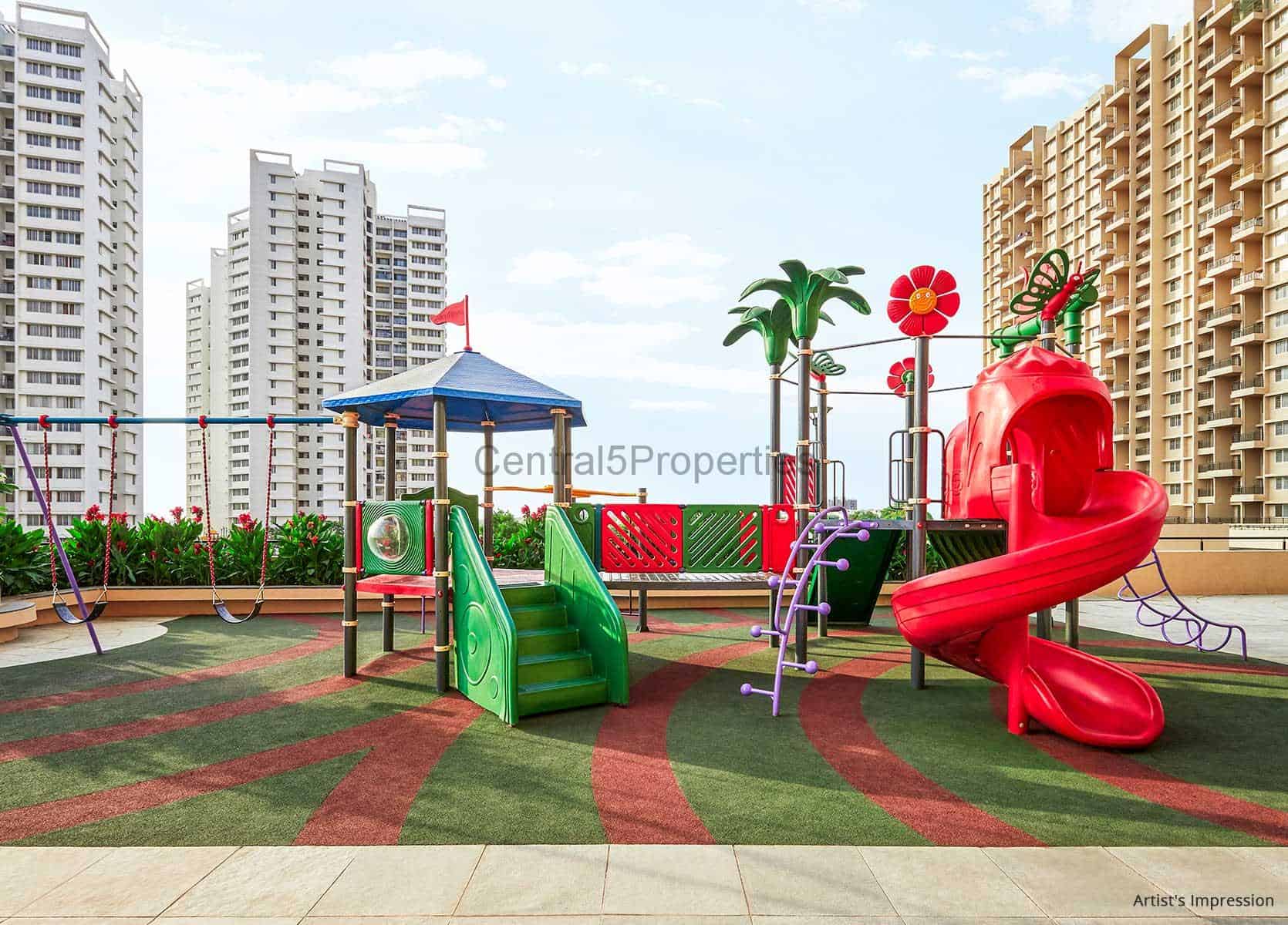 1a-Apartment-Pune- Kolte-Patil- Life-Republic-3rd-Avenue-Exteriors (3) Flats for sale in Hinjewadi Pune