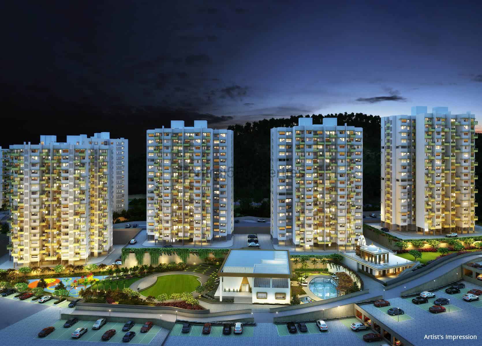 1a-Apartments-Pune-Kolte-Patil-Three-Jewels-Elevations (1) 1 BHK apartments for sale in Kondhwa Budruk Pune