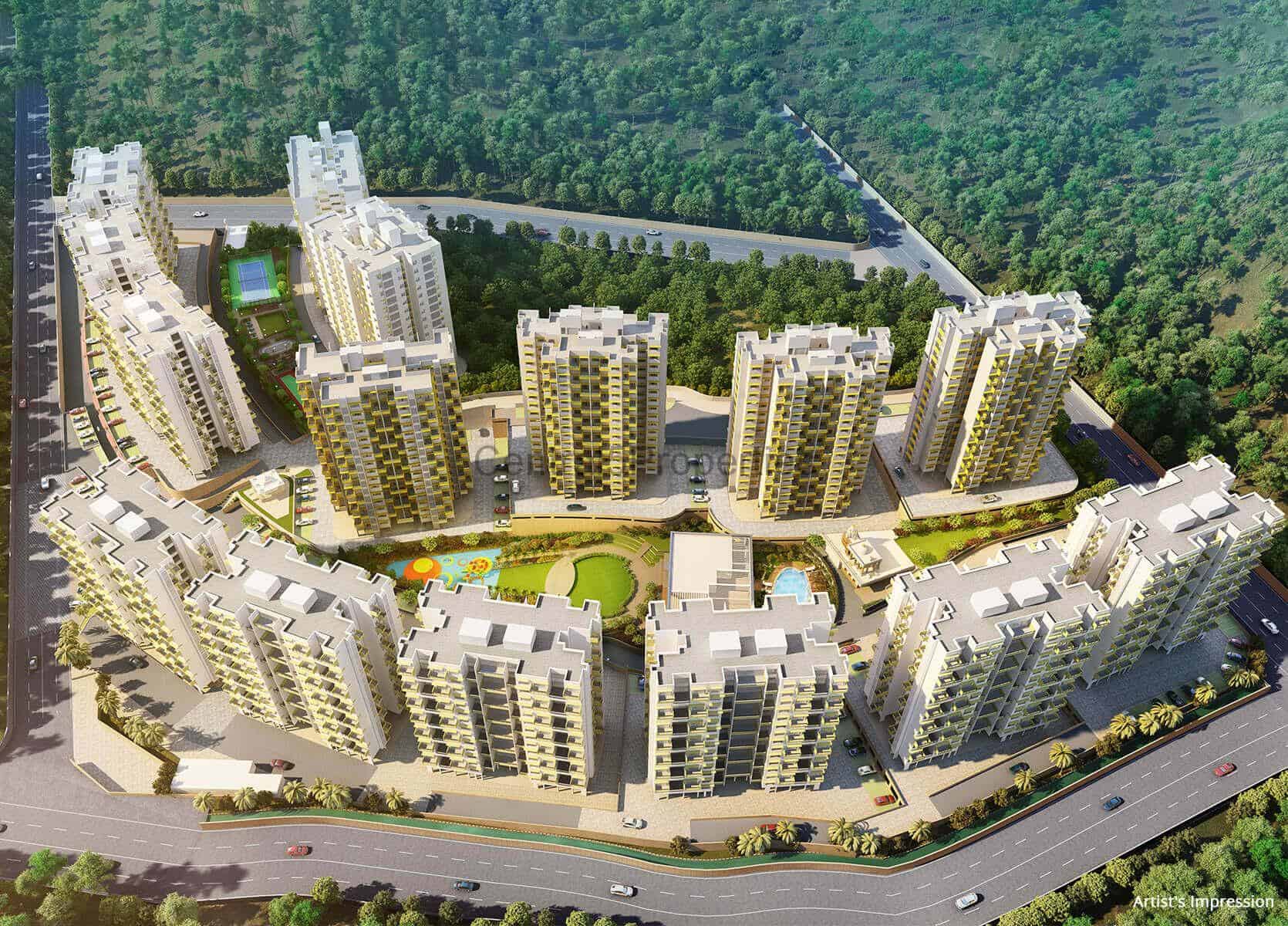 1a-Apartments-Pune-Kolte-Patil-Three-Jewels-Elevations (2) 2BHK homes for sale in Kondhwa Budruk Pune