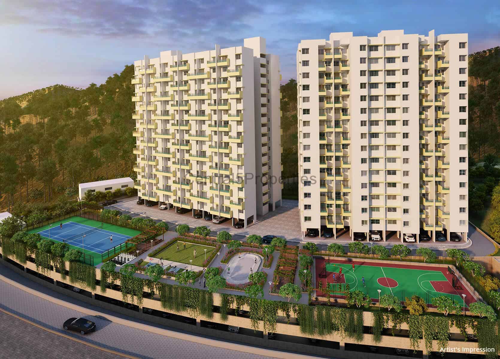 1a-Apartments-Pune-Kolte-Patil-Three-Jewels-Elevations (3) 3BHK flats for sale in Pune