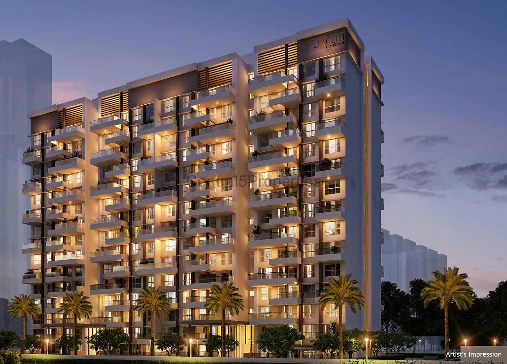 1a-Apartments-Pune-Kolte-Patil-Tuscan-Parkland-Kharadi-Exteriors (1) Properties in Pune