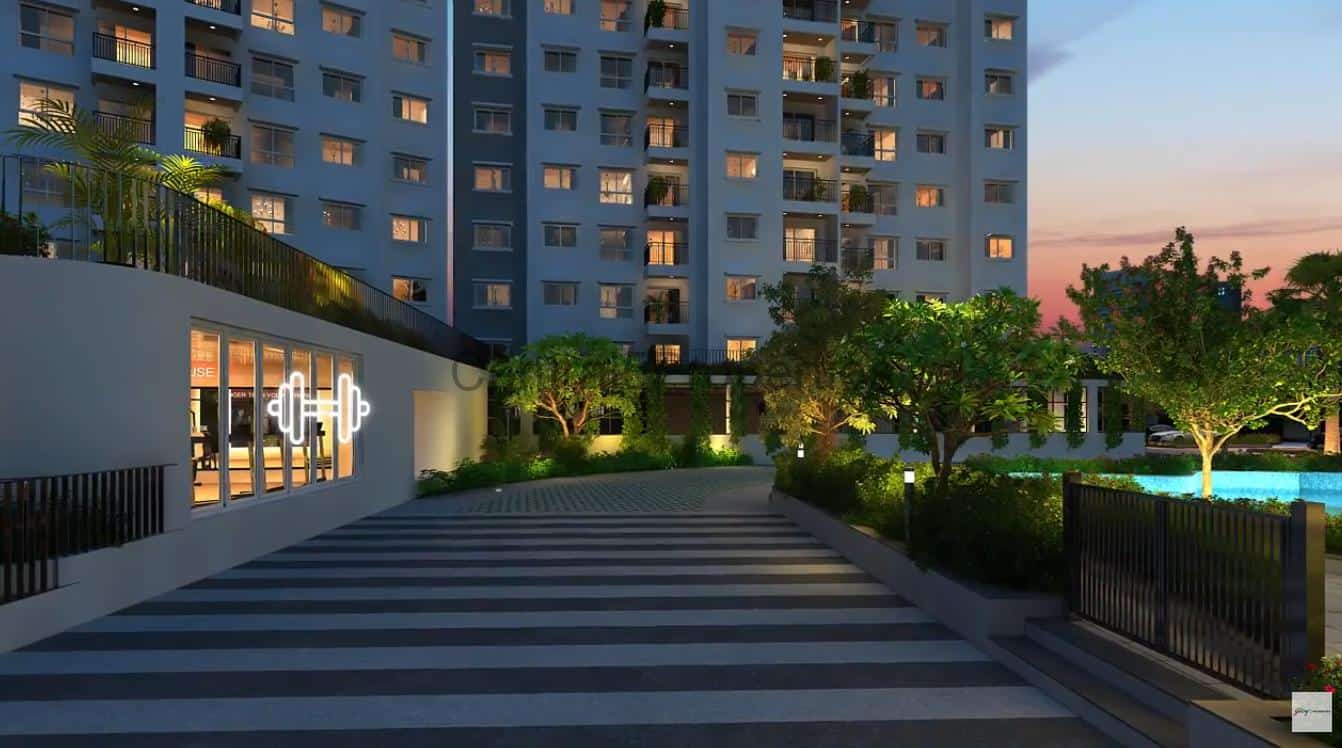 1c-Apartments-Homes-Bengaluru- Godrej-24-Sarjapur-Road-Walk-Way 3BHK Flat for sale in Bengaluru