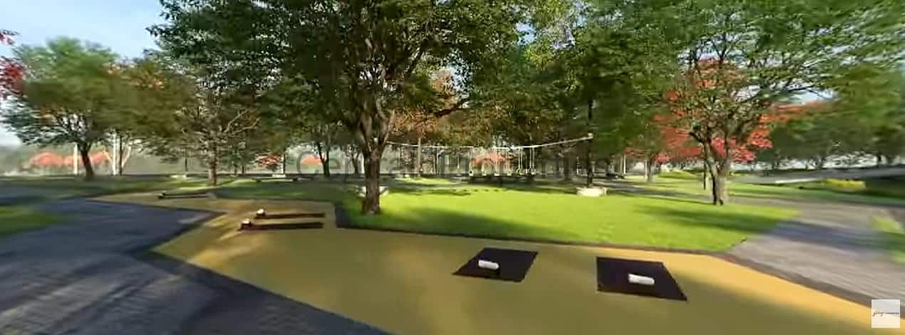 2d-Land-Plots-Houses-Villa-Bengaluru-Godrej-Reserve-Devanahalli-GreenArea 5BHK Villas for sale in Bengaluru