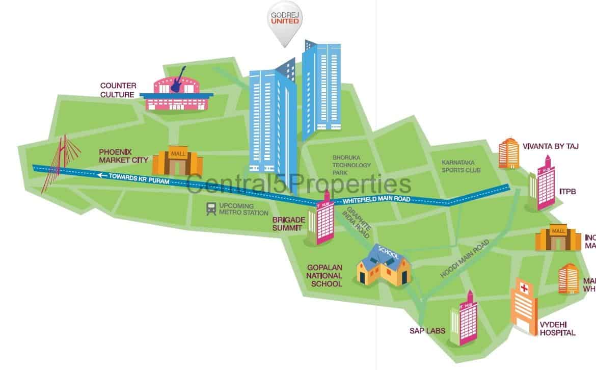 5 BHK Penthouse GODREJ UNITED | Whitefield-Bangalore - central5properties