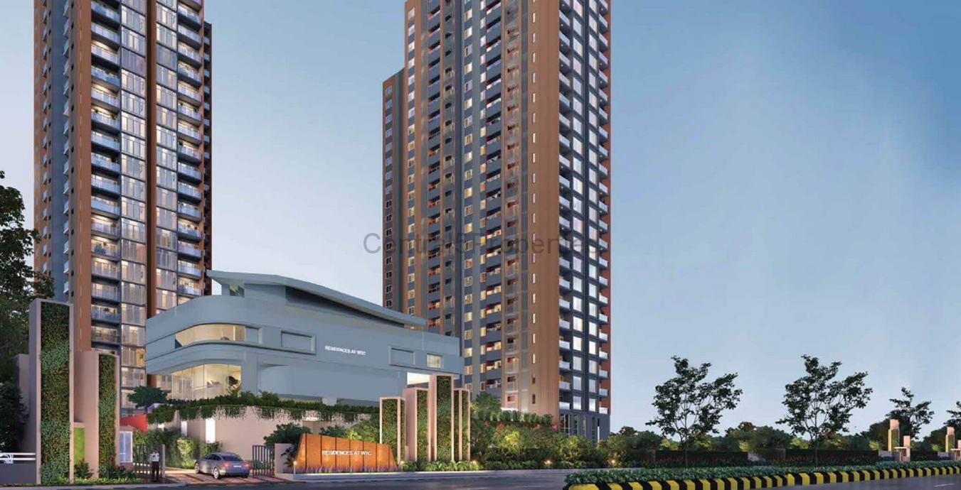 1a-Apartments-Chennai-Residences@BrigadeWTC-Exteriors (4) Flats Apartments for sale to buy in Perungudi OMR Chennai Brigade Residences at WTC