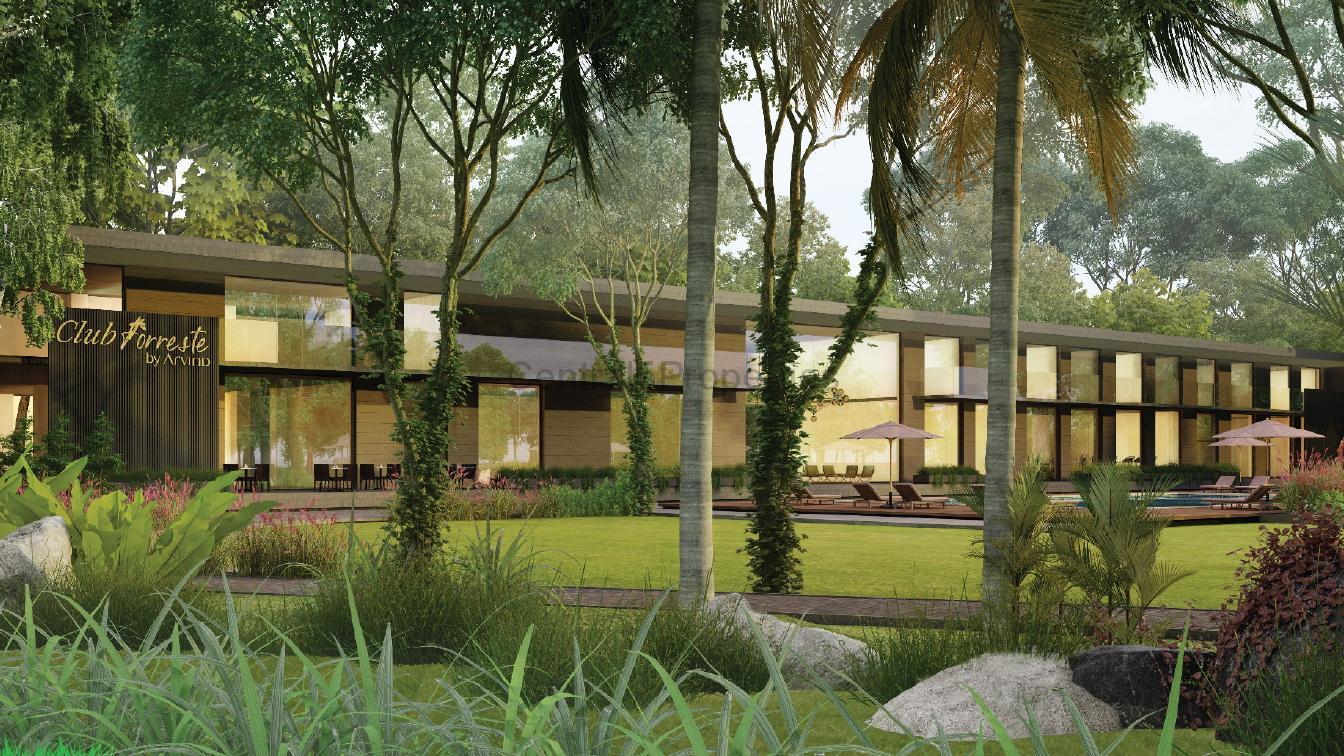 1a-Apartments-Villas-Ahmedabad-Arvind-Forreste-Jethalaj-Exteriors (1) Luxury Villas Homes for sale to buy in Kalol Road Ahmedabad by Arvind Forreste