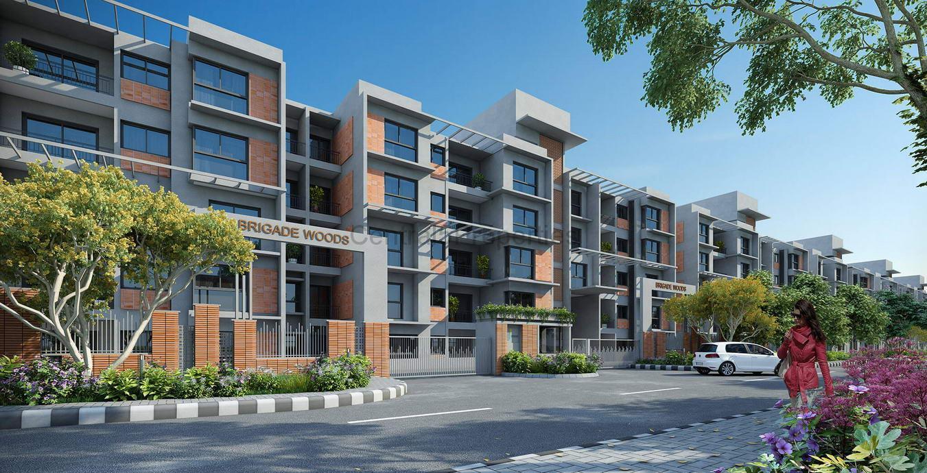 1a-Bengaluru-Apartments-Brigade-Woods-Whitefield-Exterior (1) Flats Apartments for sale to buy in Whitefield ITPL Bangalore Brigade Woods