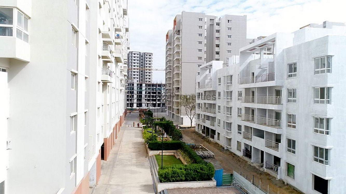 1a-Ramky-One-North-Yelahanka-Bengaluru-Exteriors (4) Flats Apartments for sale to buy in Yelahanka Bangalore Ramky One North