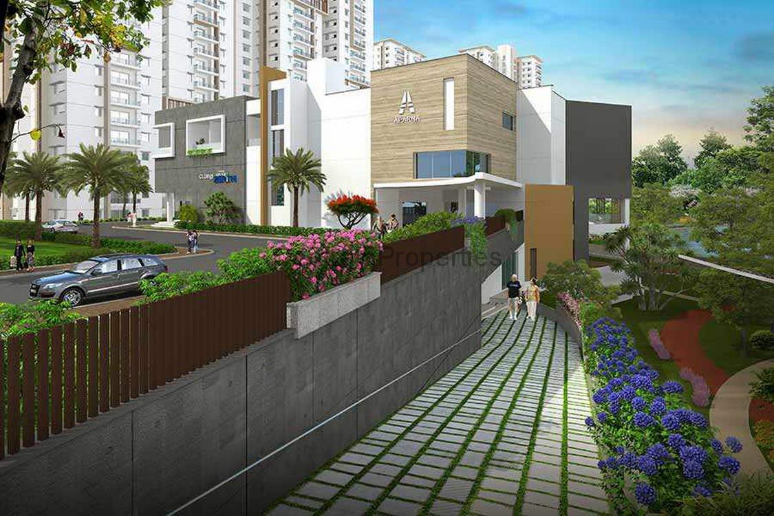 Apartments flats for sale to buy in Hyderabad Nallagandla Aparna Sarovar Zenith