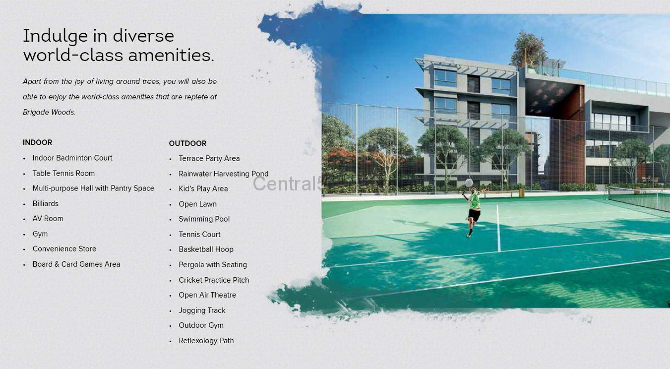 4a-Amenities Flats Apartments for sale to buy in Whitefield ITPL Bangalore Brigade Woods