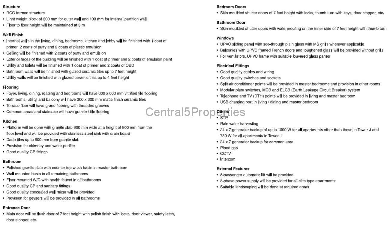 4a-Specifications-Apartments-Chennai- Casagrand-ECR-14