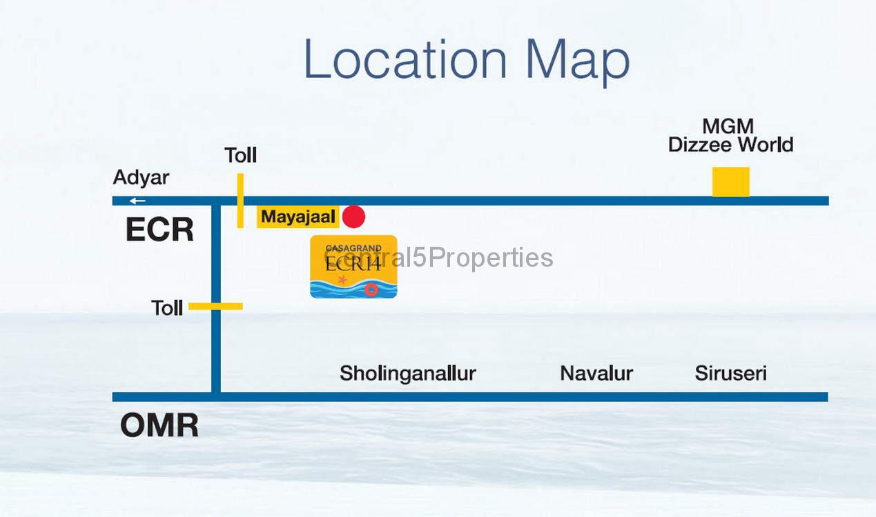 5a-Locaiton-Apartments-Chennai- Casagrand-ECR-14