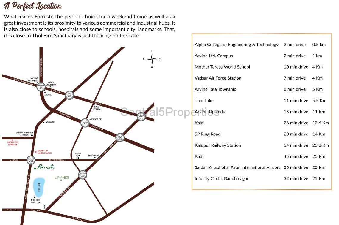 Luxury Villas Homes for sale to buy in Kalol Road Ahmedabad by Arvind Forreste