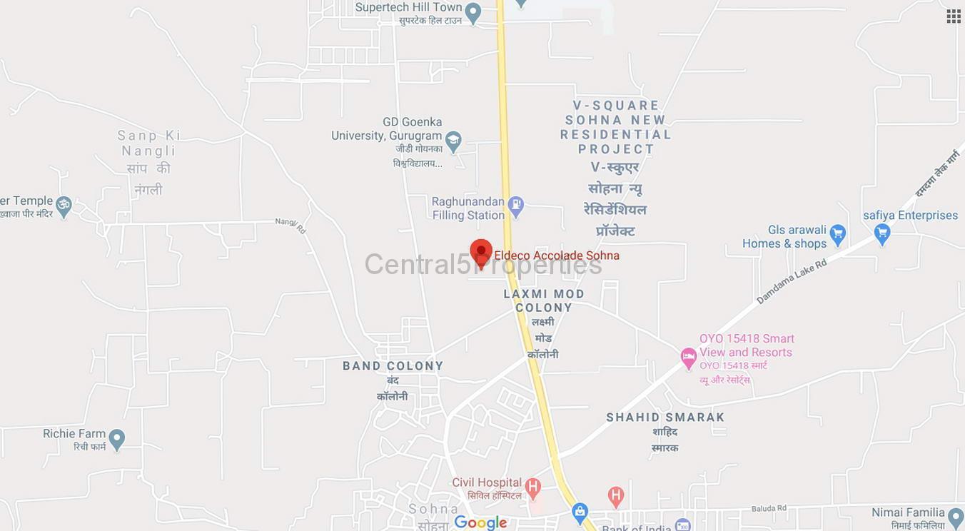 5a-Location-Apartments-NCR-Gurgaon-Eldeco-Acclaim Flats Apartments for sale to buy in Gurgaon Sohna Road Eldeco Acclaim