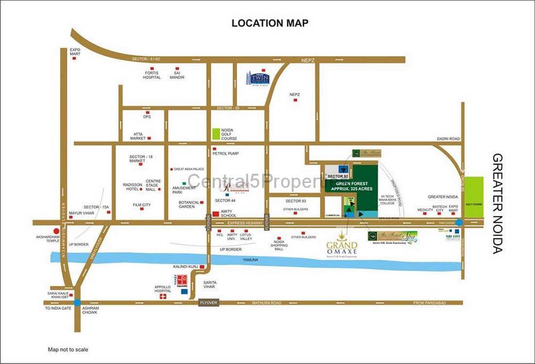 Flats Apartments for sale to buy in Sector 50 Noida Omaxe Twin Towers
