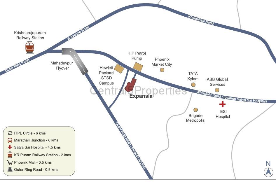 Villas Flats Apartments for sale to buy in Mahadevpura Bangalore Arvind Expansia