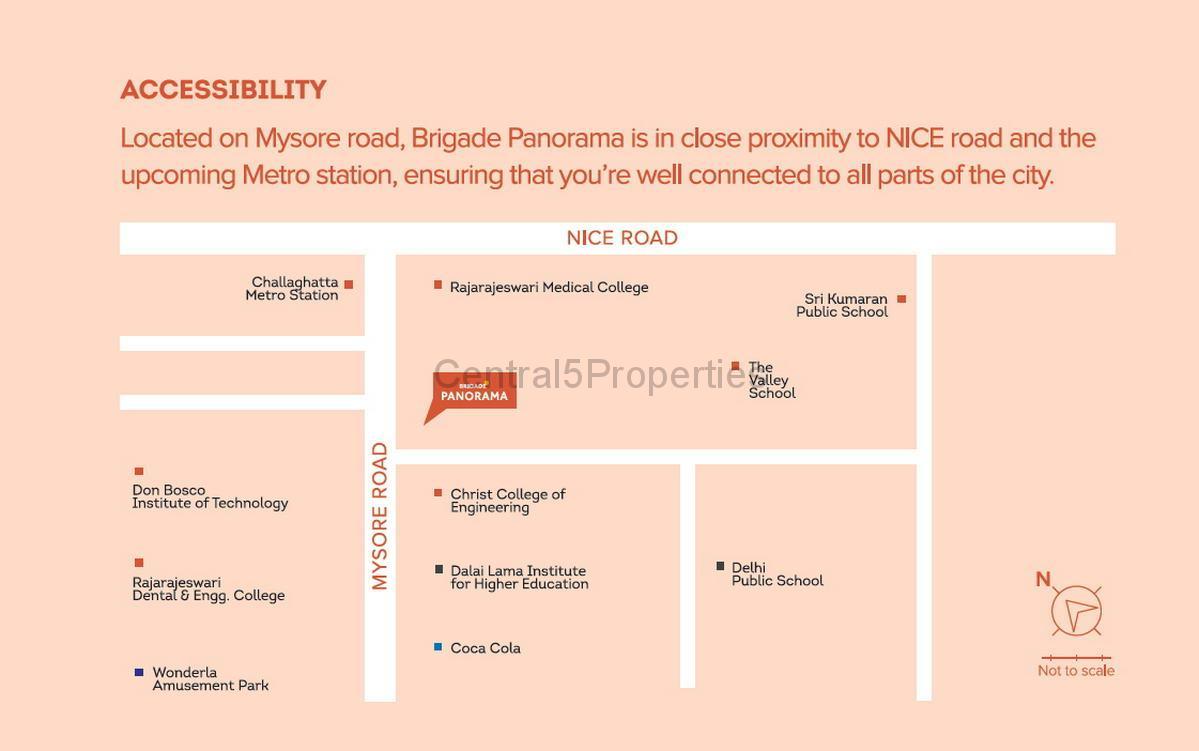 Flats Apartments Homes for sale to buy in Mysore Road Bangalore Brigade Panorama
