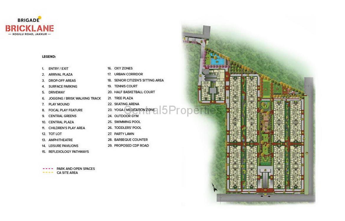 Flats Apartments for sale to buy in Jakkur Bengaluru Brigade Bricklane