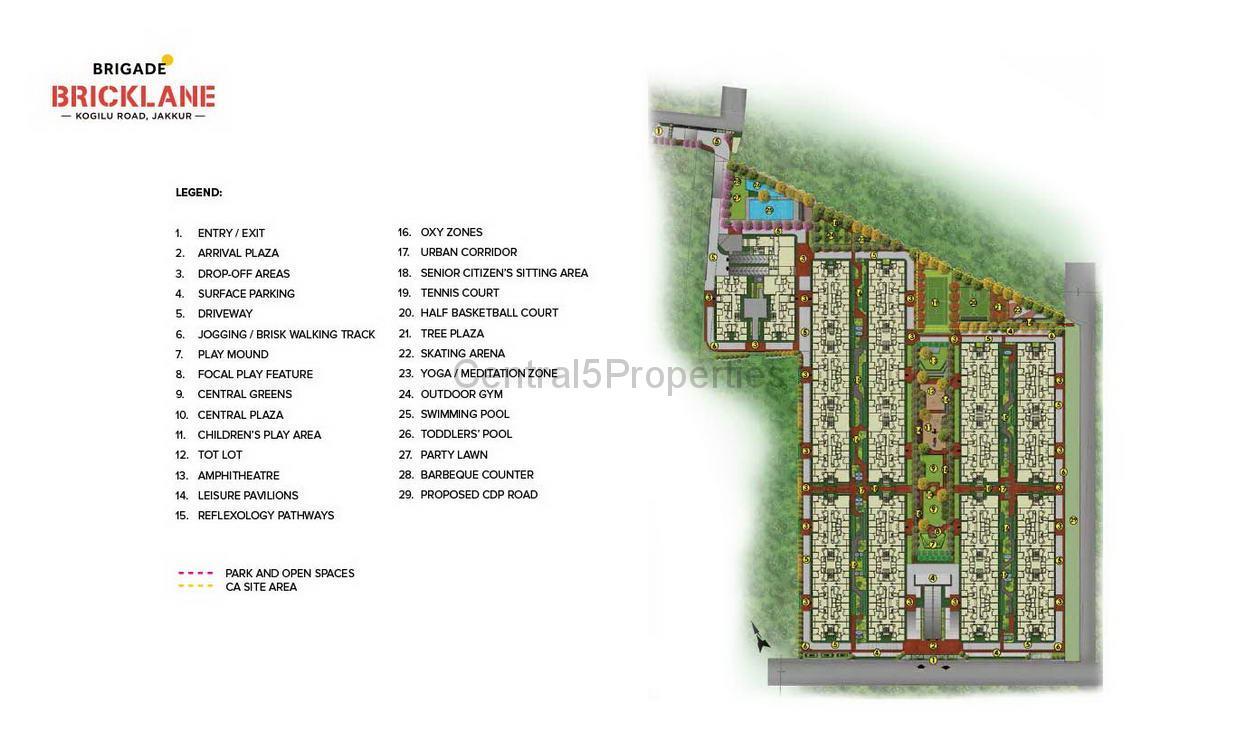 6a-MasterPlan Flats Apartments for sale to buy in Jakkur Bengaluru Brigade Bricklane
