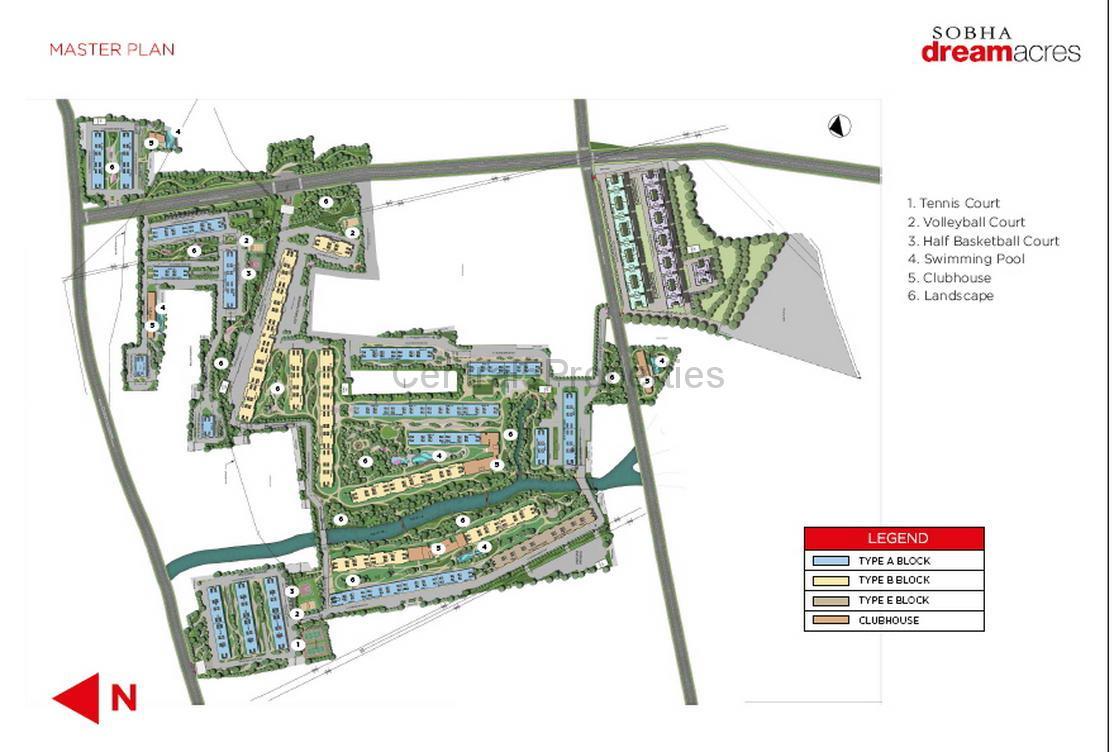 Flats Apartments for sale to buy in Panathur Road in Bangalore at Sobha Dream Acres