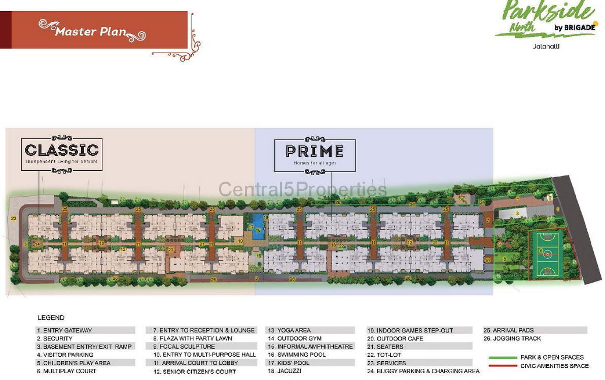 Flats Apartments Homes for sale to buy in Jalahalli Bangalore Brigade Parkside North