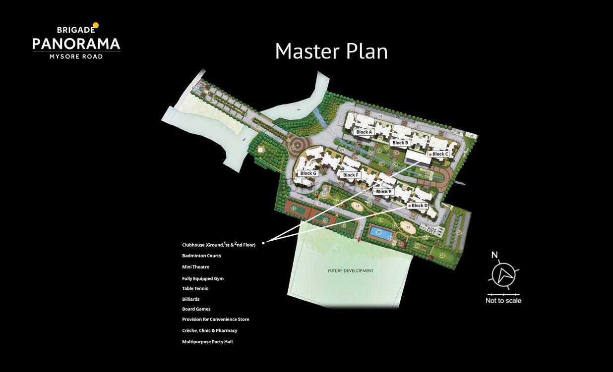6a-masterplan Flats Apartments Homes for sale to buy in Mysore Road Bangalore Brigade Panorama
