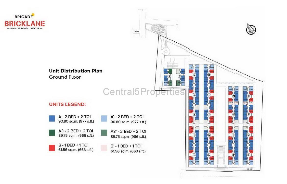 Flats Apartments for sale to buy in Jakkur Bengaluru Brigade Bricklane