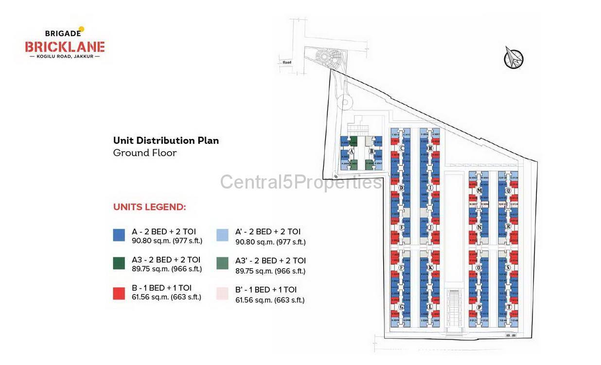 Flats Apartments for sale to buy in Jakkur Bengaluru Brigade Bricklane