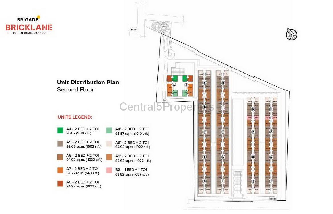 Flats Apartments for sale to buy in Jakkur Bengaluru Brigade Bricklane