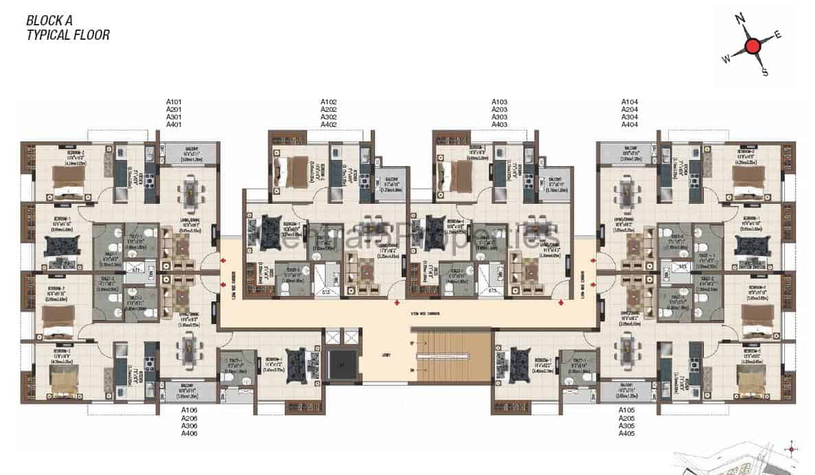 6b-TypicalFloors-Apartments-Chennai-Casagrand-Sereno-Thalambur (1)