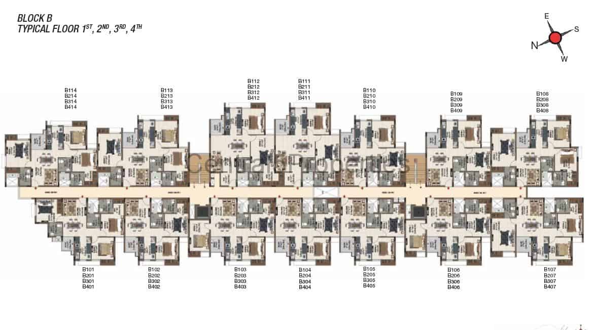 6b-TypicalFloors-Apartments-Chennai-Casagrand-Sereno-Thalambur (2)