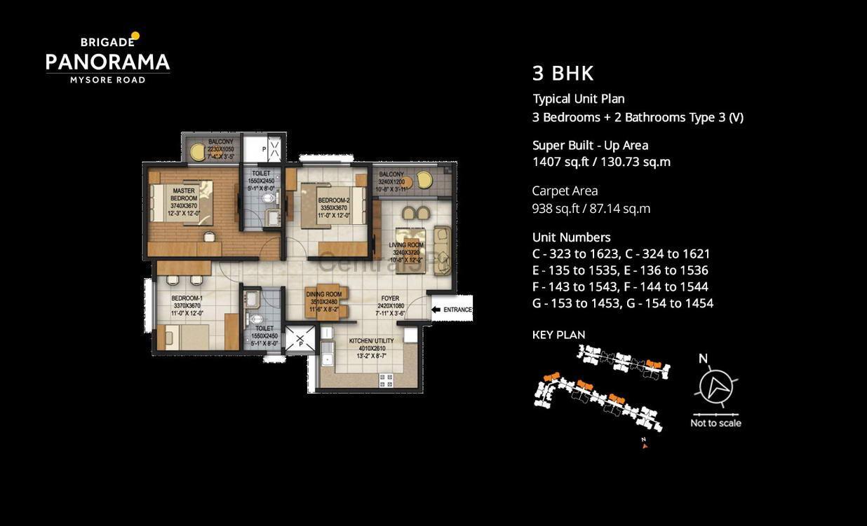 9a-3BHK2T-SA1407sqft