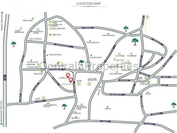 Luxury apartment for sale in Rajajinagar Bangalore at Sobha Rajvilas